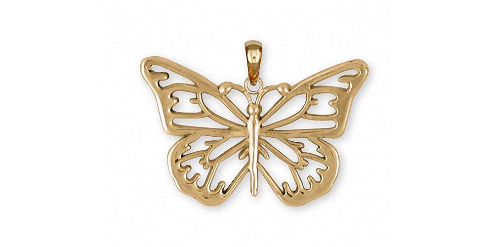 Butterfly Charms Butterfly Pendant 14k Gold Butterfly Jewelry Butterfly jewelry