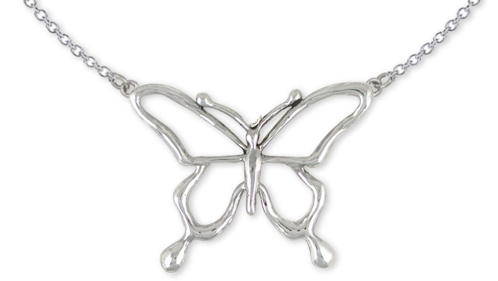 Butterfly Charms Butterfly Necklace Sterling Silver Butterfly Jewelry Butterfly jewelry