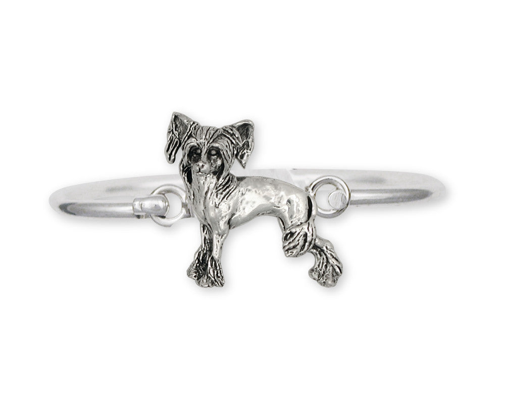 Chinese Crested Charms Chinese Crested Bracelet Sterling Silver Dog Jewelry Chinese Crested jewelry
