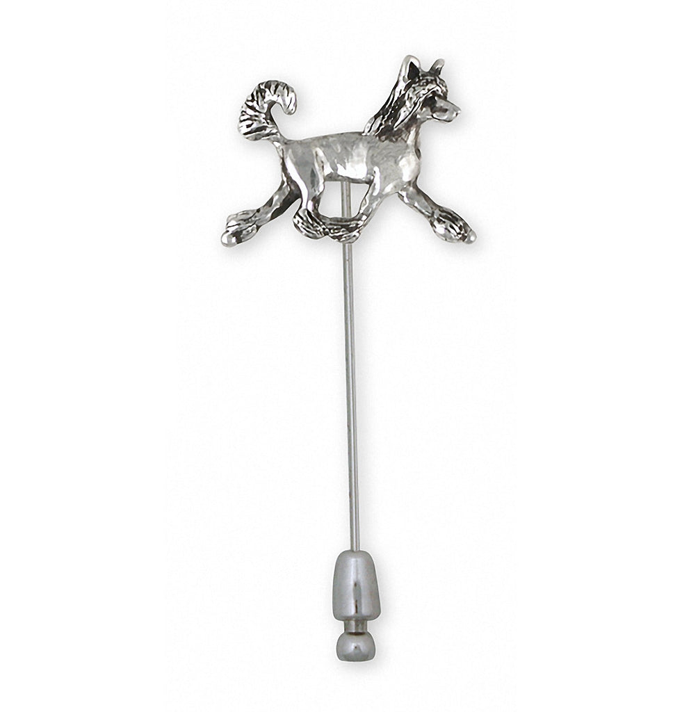 Chinese Crested Charms Chinese Crested Brooch Pin Sterling Silver Dog Jewelry Chinese Crested jewelry