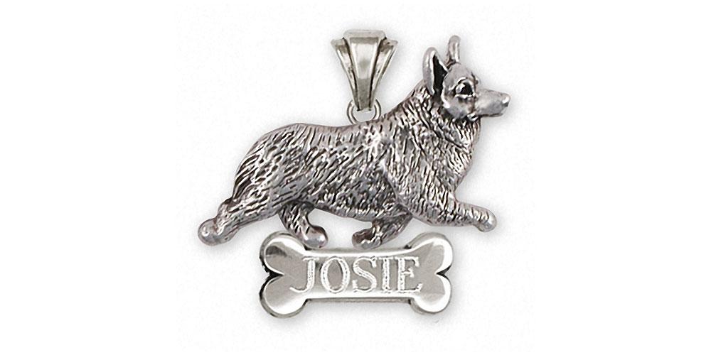 Corgi Charms Corgi Pendant Sterling Silver Dog Jewelry Corgi jewelry