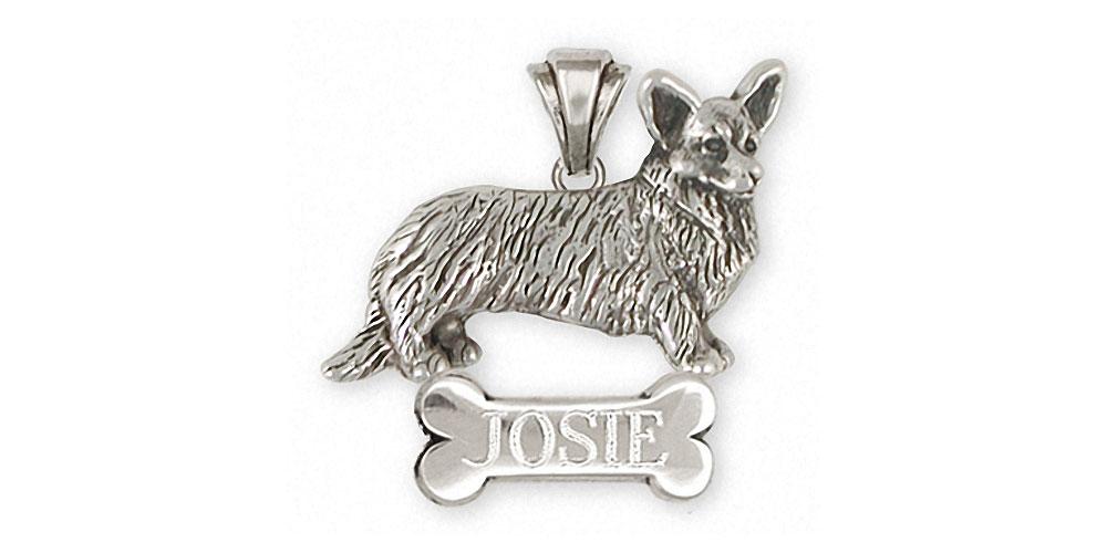 Corgi Charms Corgi Pendant Sterling Silver Dog Jewelry Corgi jewelry