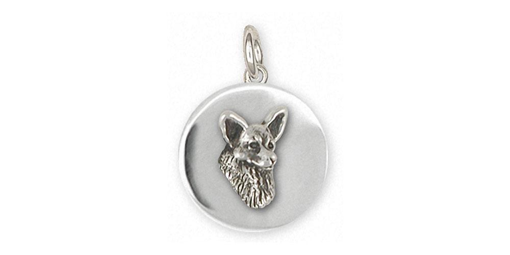 Corgi Charms Corgi Charm Sterling Silver Dog Jewelry Corgi jewelry