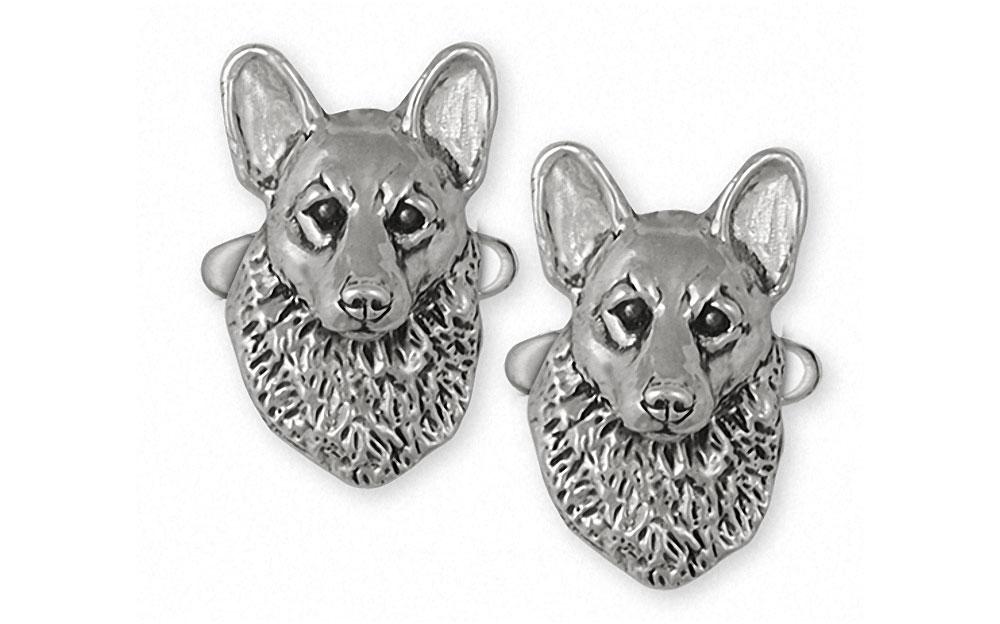 Corgi Charms Corgi Cufflinks Sterling Silver Dog Jewelry Corgi jewelry