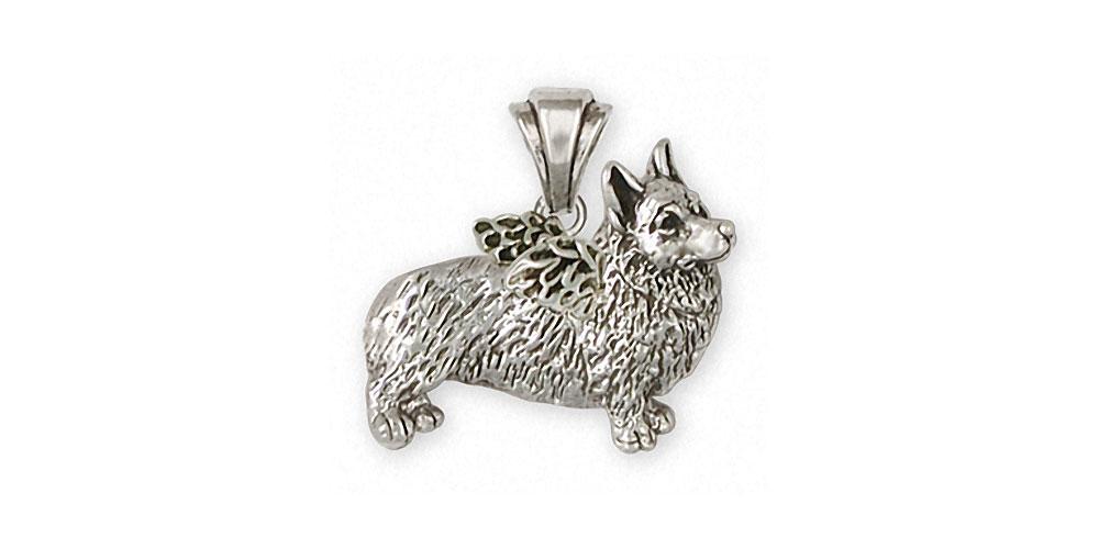 Corgi Charms Corgi Pendant Sterling Silver Dog Jewelry Corgi jewelry