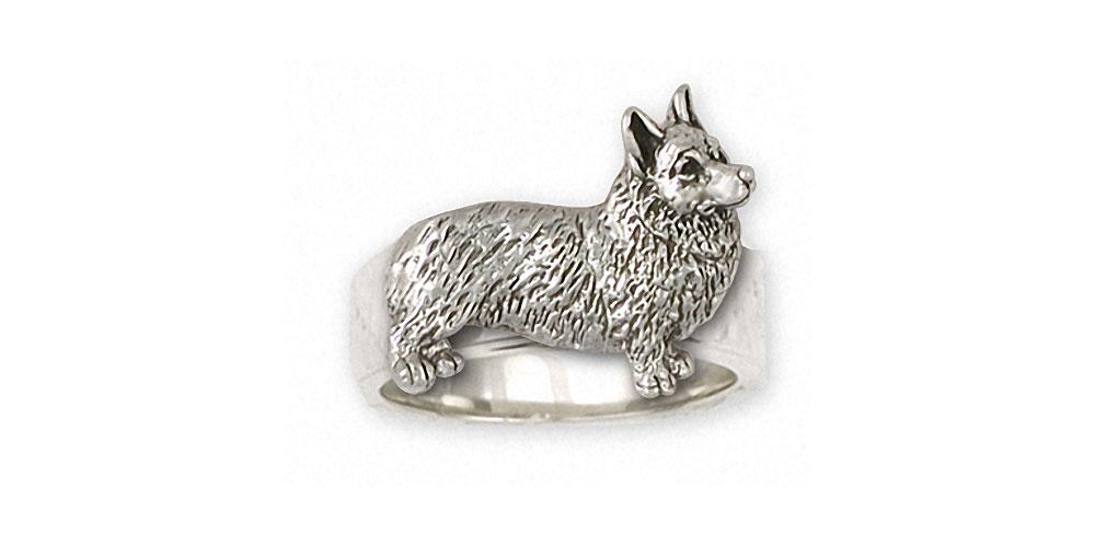 Corgi Charms Corgi Ring Sterling Silver Dog Jewelry Corgi jewelry