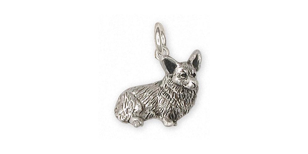 Corgi Charms Corgi Charm Sterling Silver Dog Jewelry Corgi jewelry