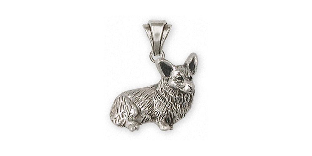 Corgi Charms Corgi Pendant Sterling Silver Dog Jewelry Corgi jewelry