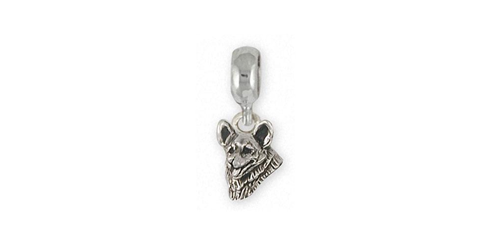 Corgi Charms Corgi Charm Slide Sterling Silver Dog Jewelry Corgi jewelry