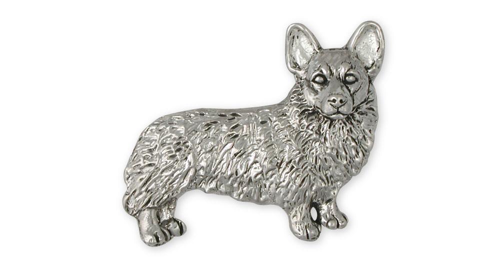 Corgi Charms Corgi Brooch Pin Sterling Silver Dog Jewelry Corgi jewelry