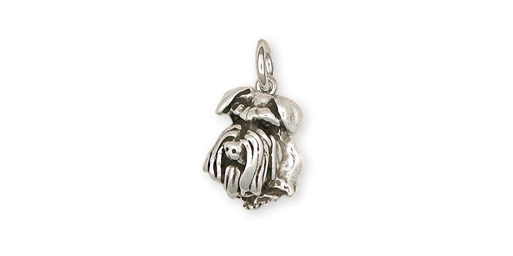 Schnauzer Schnauzer Charm Sterling Silver Esquivel and Fees
