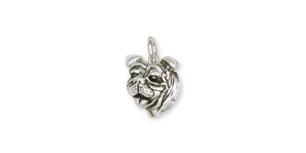 Boston Terrier Charms Boston Terrier Charm Sterling Silver Dog Jewelry Boston Terrier jewelry
