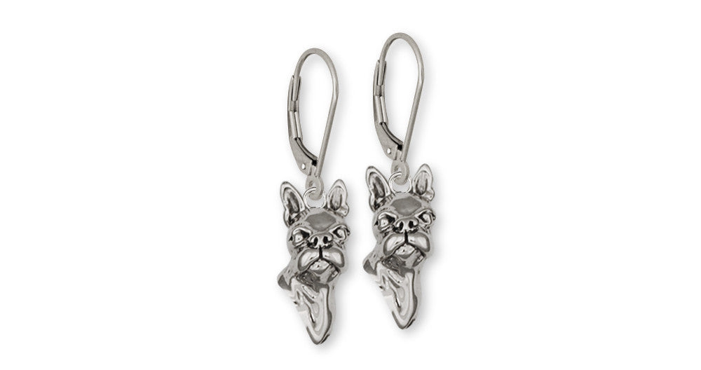 Boston Terrier Charms Boston Terrier Earrings Sterling Silver Dog Jewelry Boston Terrier jewelry