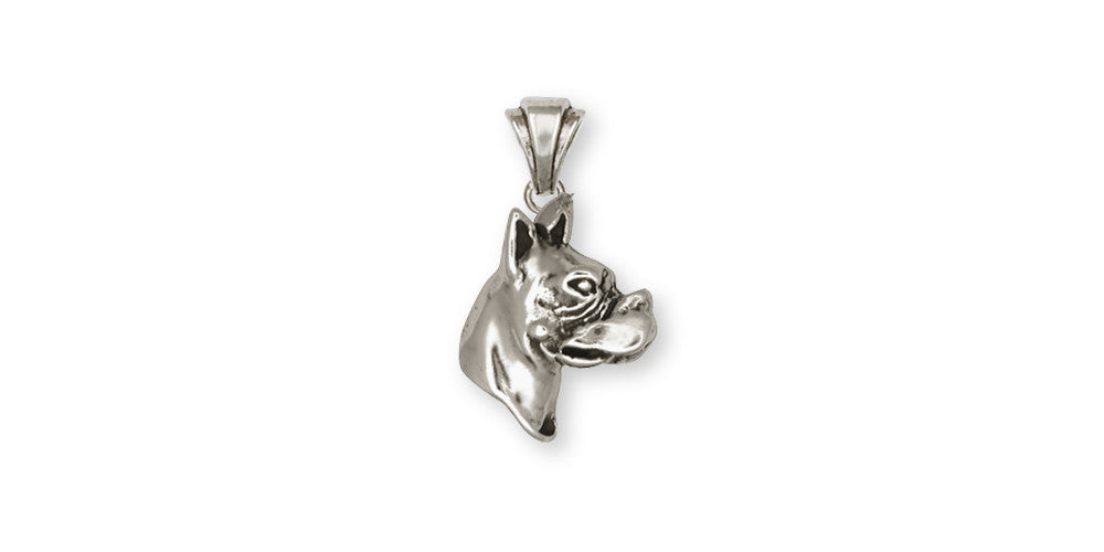 Boxer Charms Boxer Pendant Sterling Silver Dog Jewelry Boxer jewelry