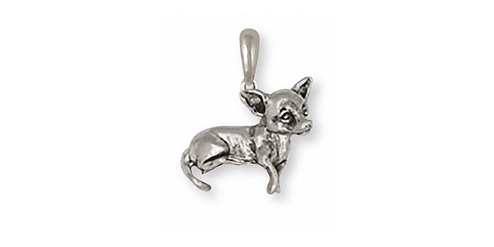 Chihuahua Charms Chihuahua Pendant Sterling Silver Dog Jewelry Chihuahua jewelry