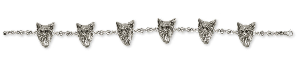 Chihuahua Charms Chihuahua Bracelet Sterling Silver Dog Jewelry Chihuahua jewelry