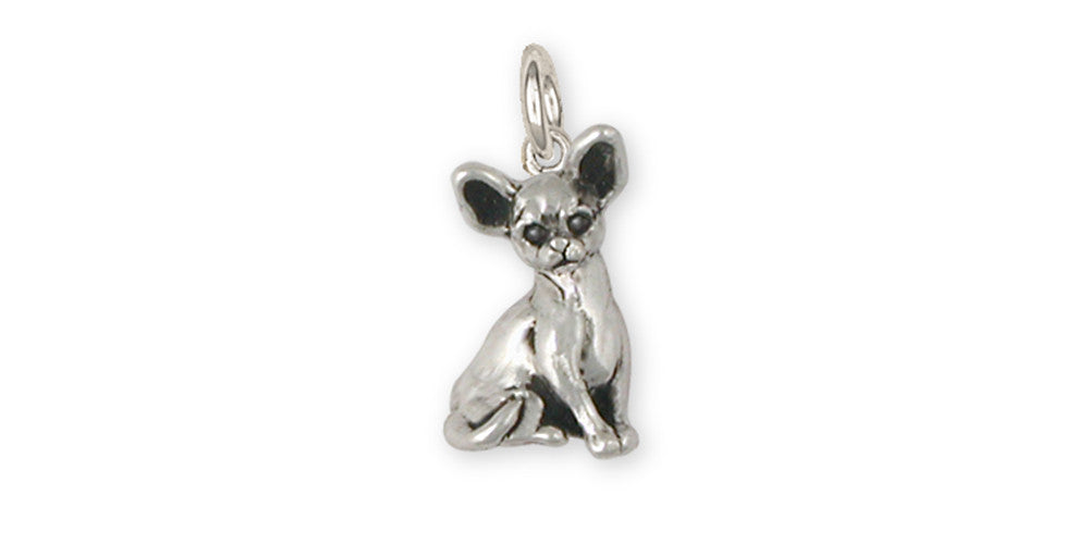 Chihuahua Charms Chihuahua Charm Sterling Silver Dog Jewelry Chihuahua jewelry