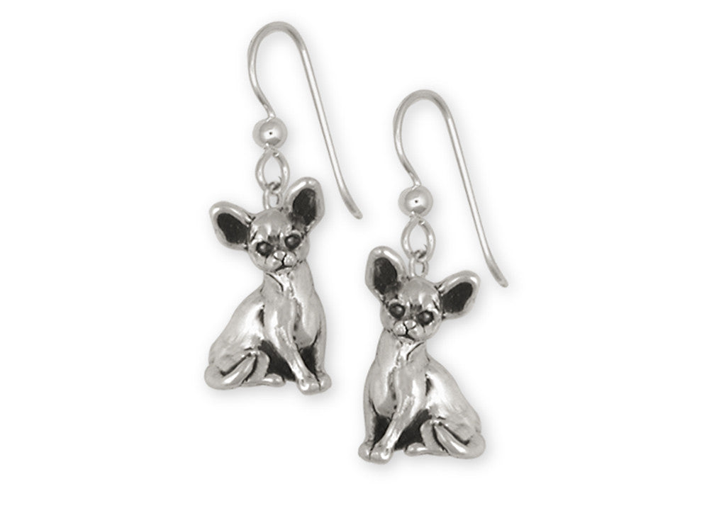 Chihuahua Charms Chihuahua Earrings Sterling Silver Dog Jewelry Chihuahua jewelry