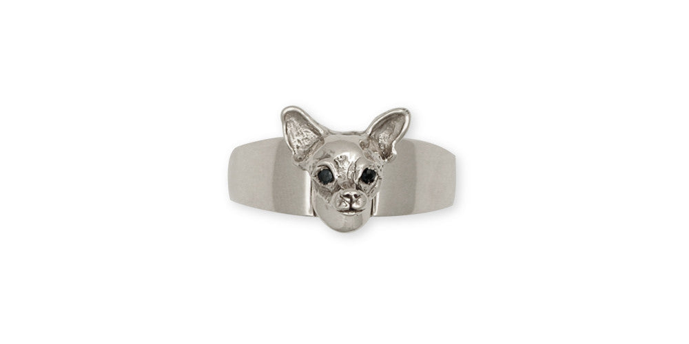 Chihuahua Dog Charms Chihuahua Dog Ring Handmade Sterling Silver Dog Jewelry Chihuahua Dog jewelry