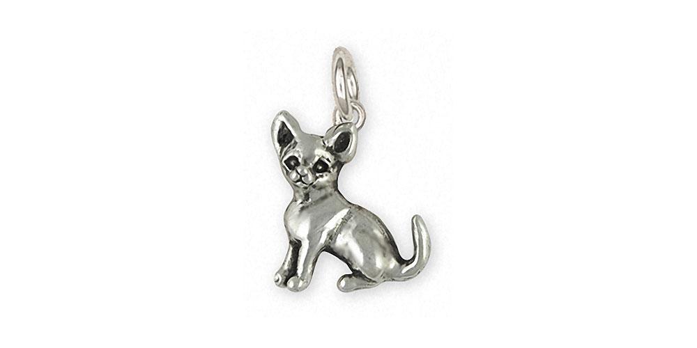 Chihuahua Charms Chihuahua Charm Sterling Silver Dog Jewelry Chihuahua jewelry