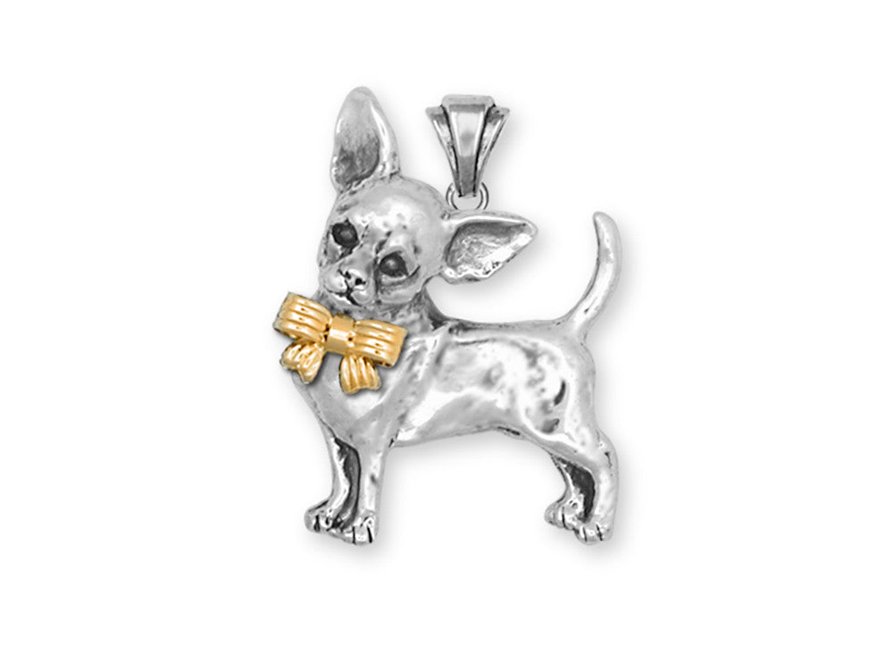 Chihuahua Charms Chihuahua Pendant Sterling Silver Dog Jewelry Chihuahua jewelry