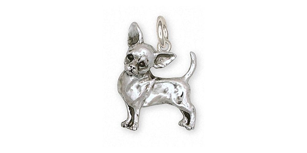 Chihuahua Charms Chihuahua Charm Sterling Silver Dog Jewelry Chihuahua jewelry