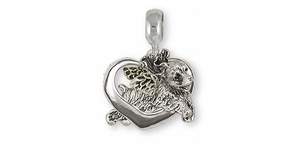 Cocker Spaniel Charms Cocker Spaniel Charm Slide Sterling Silver Dog Jewelry Cocker Spaniel jewelry