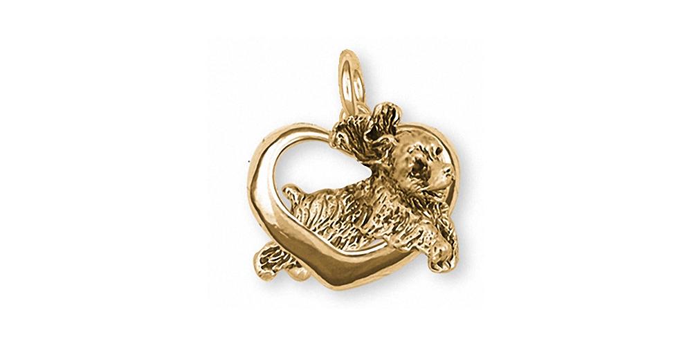 Cocker Spaniel Charms Cocker Spaniel Charm 14k Gold Dog Jewelry Cocker Spaniel jewelry