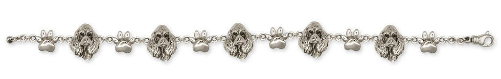 Cocker Spaniel Charms Cocker Spaniel Bracelet Handmade Sterling Silver Dog Jewelry Cocker Spaniel jewelry