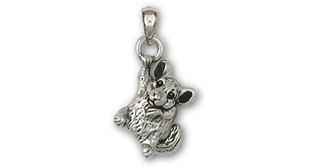 Chinchilla Charms Chinchilla Pendant Sterling Silver Chinchilla Jewelry Chinchilla jewelry