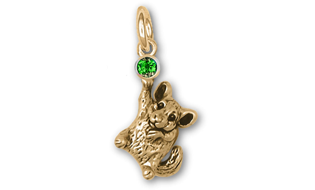 Chinchilla Charms Chinchilla Charm 14k Gold Chinchilla Jewelry Chinchilla jewelry