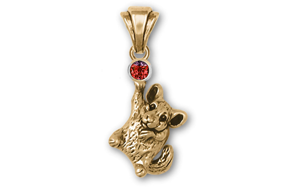 Chinchilla Charms Chinchilla Pendant 14k Gold Chinchilla Jewelry Chinchilla jewelry