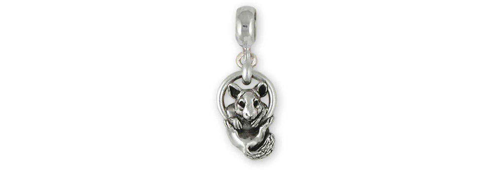 Chinchilla Charms Chinchilla Slide Bracelet And Charm Sterling Silver Chinchilla Jewelry Chinchilla jewelry