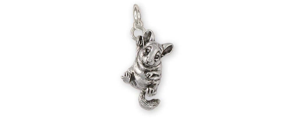 Chinchilla Charms Chinchilla Charm Sterling Silver Chinchilla Jewelry Chinchilla jewelry