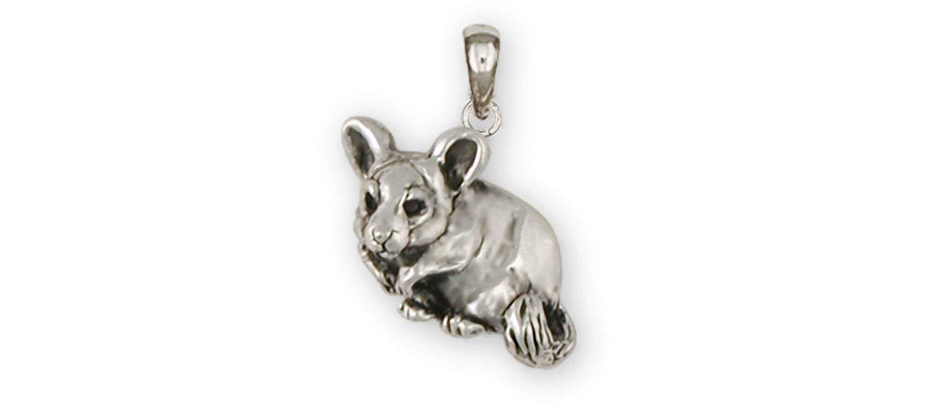 Chinchilla Charms Chinchilla Pendant Sterling Silver Chinchilla Jewelry Chinchilla jewelry