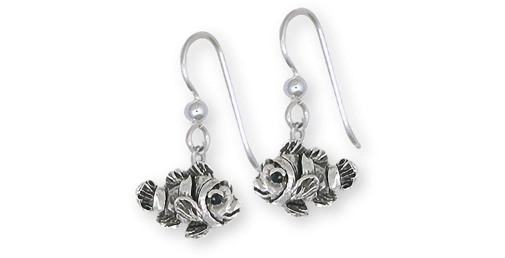 Clownfish Charms Clownfish Earrings Sterling Silver Clownfish Jewelry Clownfish jewelry