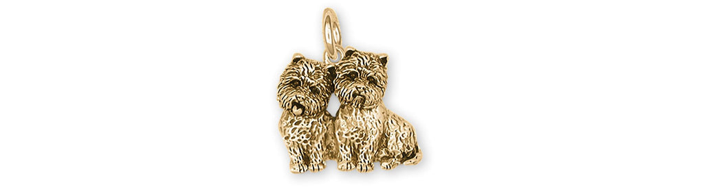 Cairn Charms Cairn Charm 14k Yellow Gold Cairn Terrier Jewelry Cairn jewelry