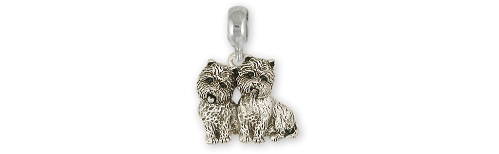 Cairn Charms Cairn Charm Slide Sterling Silver Cairn Terrier Jewelry Cairn jewelry