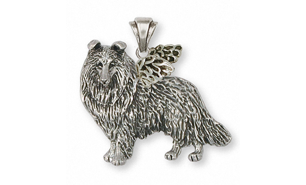 Collie Charms Collie Pendant Sterling Silver Dog Jewelry Collie jewelry