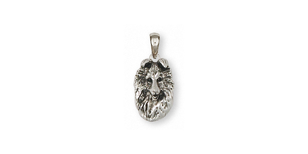 Collie Charms Collie Pendant Sterling Silver Dog Jewelry Collie jewelry