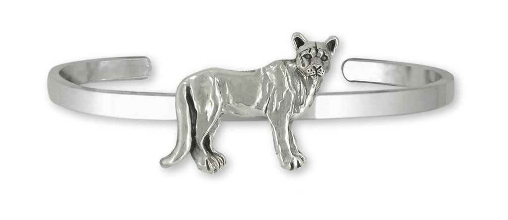 Cougar Charms Cougar Bracelet Sterling Silver Mountain Lion Jewelry Cougar jewelry