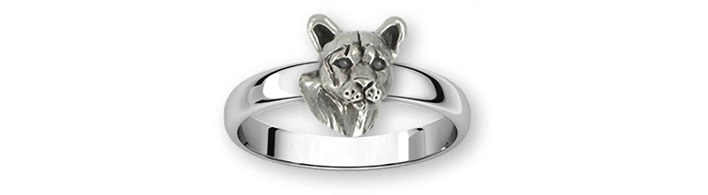 Cougar Charms Cougar Ring Sterling Silver Mountain Lion Jewelry Cougar jewelry