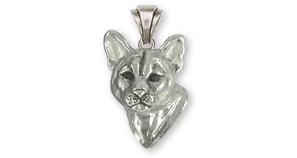Cougar Charms Cougar Pendant Sterling Silver Mountain Lion Jewelry Cougar jewelry