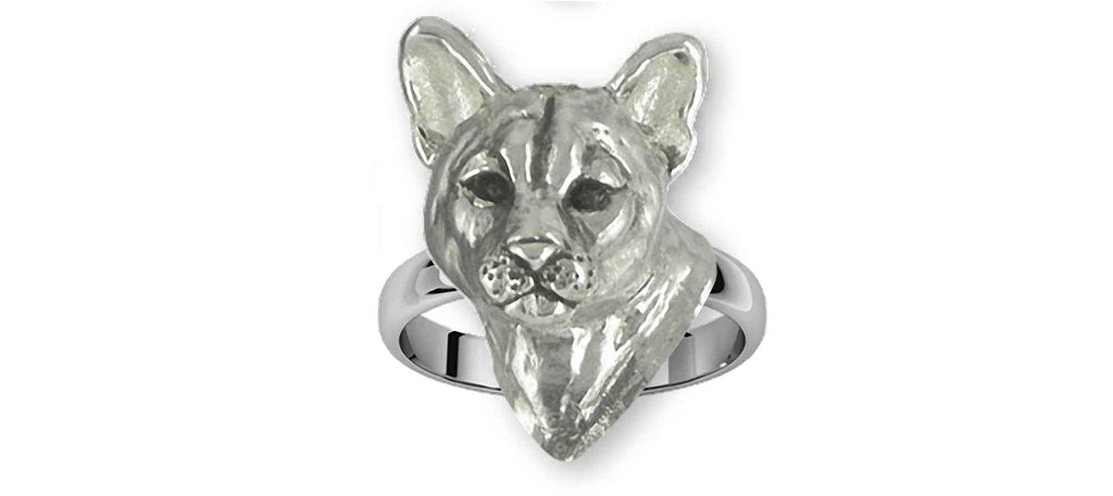Cougar Charms Cougar Ring Sterling Silver Mountain Lion Jewelry Cougar jewelry