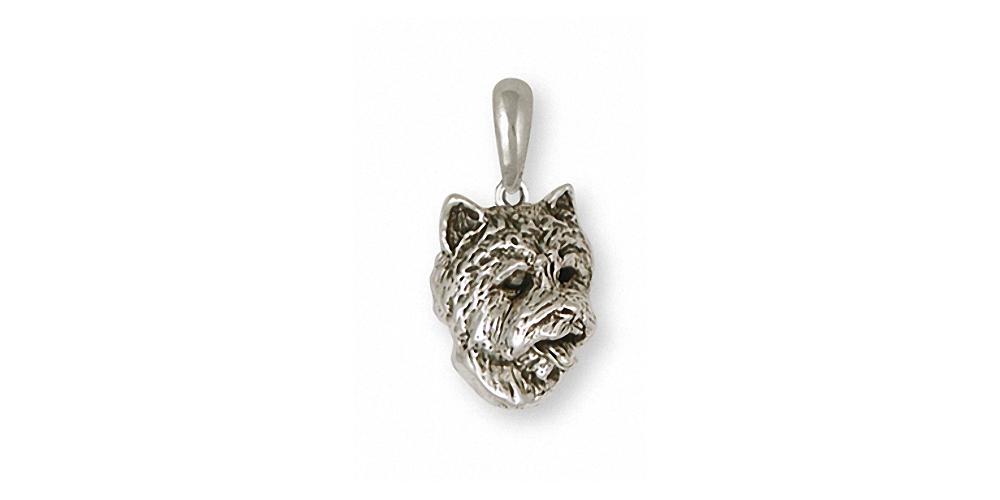 Cairn Terrier Charms Cairn Terrier Pendant Sterling Silver Dog Jewelry Cairn Terrier jewelry