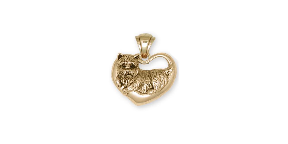 Cairn Terrier Charms Cairn Terrier Pendant 14k Gold Dog Jewelry Cairn Terrier jewelry