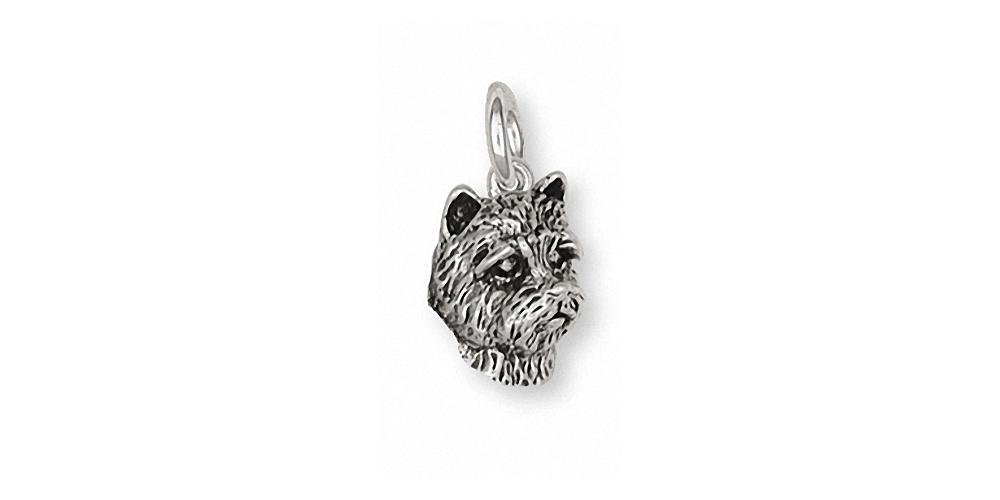 Cairn Terrier Charms Cairn Terrier Charm Sterling Silver Dog Jewelry Cairn Terrier jewelry