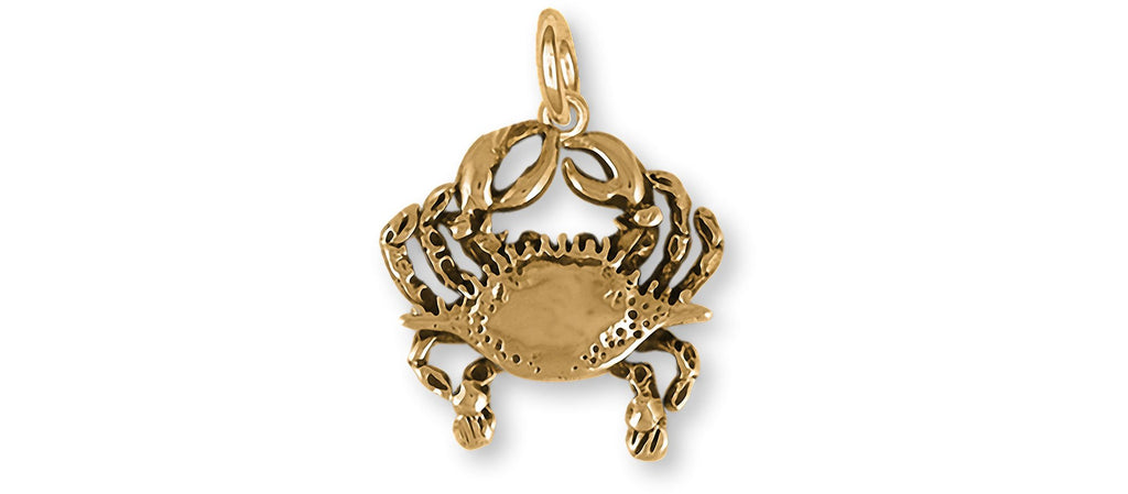 Crab Charms Crab Charm 14k Gold Crab Jewelry Crab jewelry