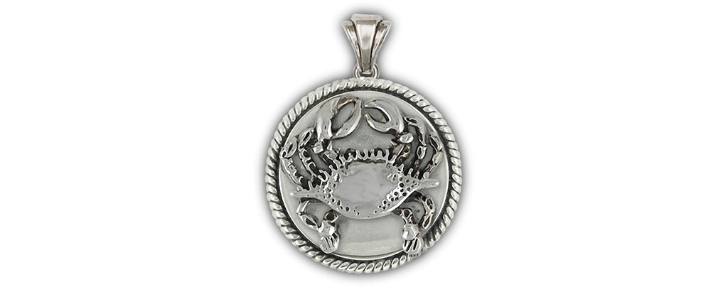 Crab Charms Crab Pendant Sterling Silver Crab Jewelry Crab jewelry