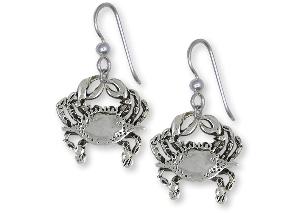 Crab Charms Crab Earrings Sterling Silver Crab Jewelry Crab jewelry